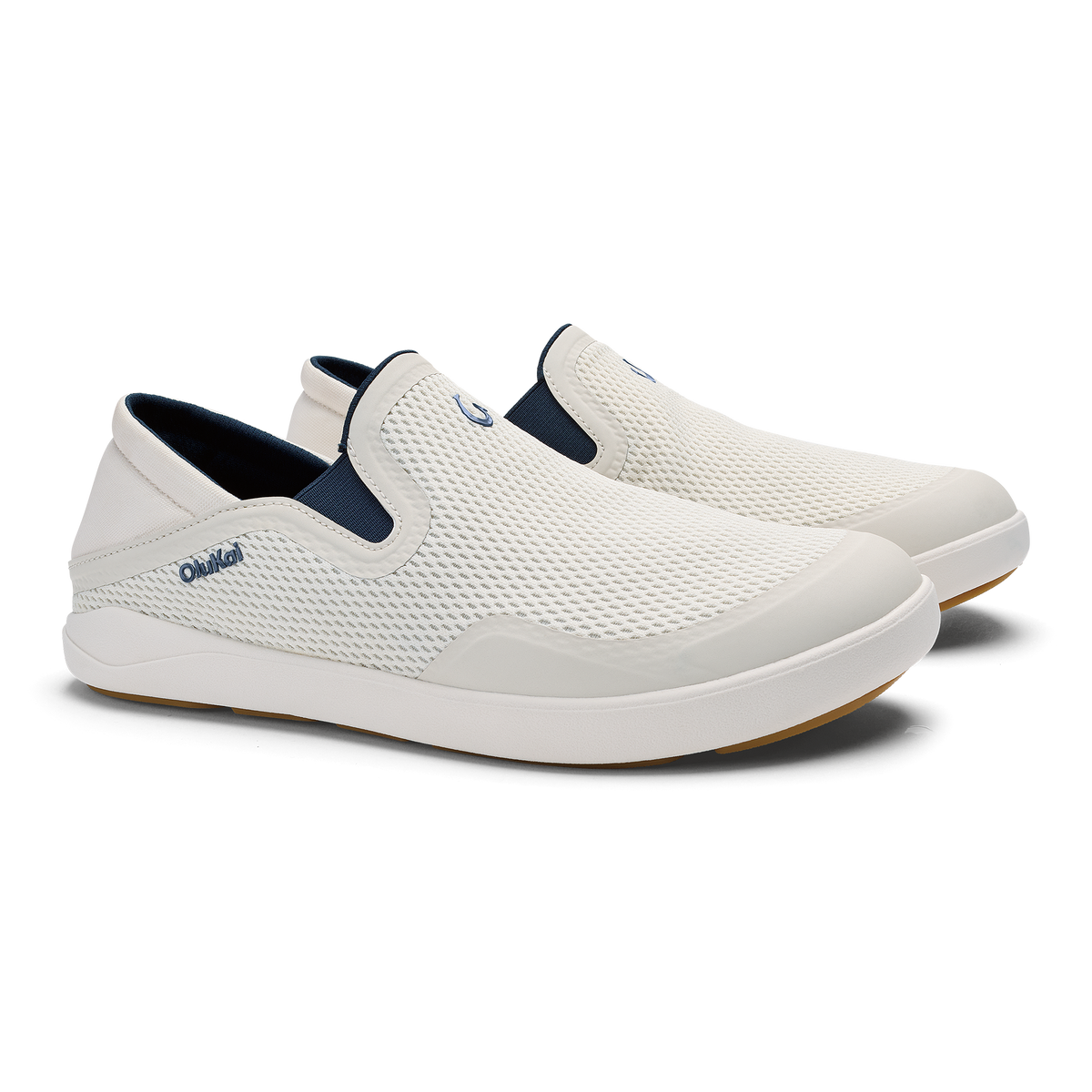 OluKai Everyday | Moku Slip-on - White Sand / Trench Blue