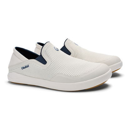 OluKai Everyday | Moku Slip-on - White Sand / Trench Blue