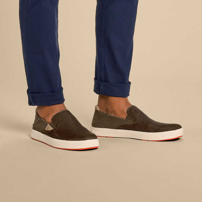 OluKai Special Offer | Lae‘ahi Men's Slip-On Sneakers - Kona