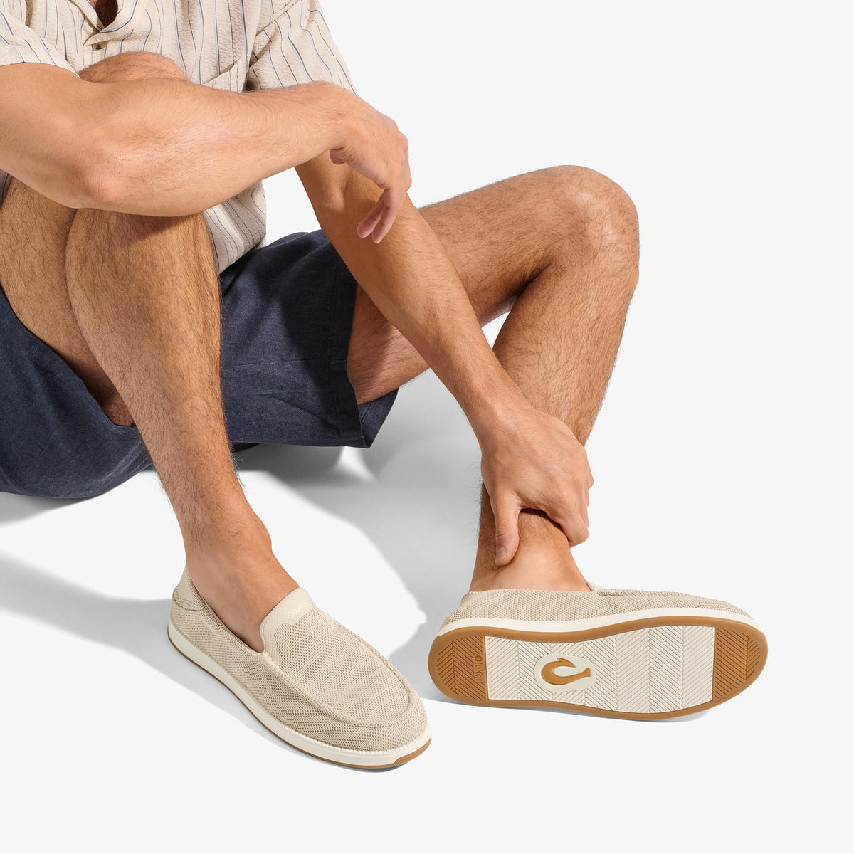 OluKai Value | Kākaha Mesh Men‘s Slip-On Shoes - Tapa