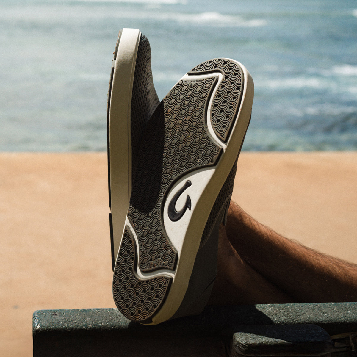 OluKai Smart Buy | Lae‘ahi Men's Slip-On Sneakers - Poi