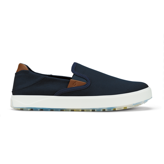 OluKai Special Offer | Wai‘alae Slip On Men’s Golf Shoes - Trench Blue