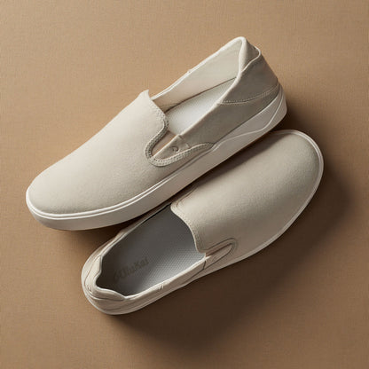 OluKai Recommended | Lae‘ahi Men's Slip-On Sneakers - Tapa / Canvas