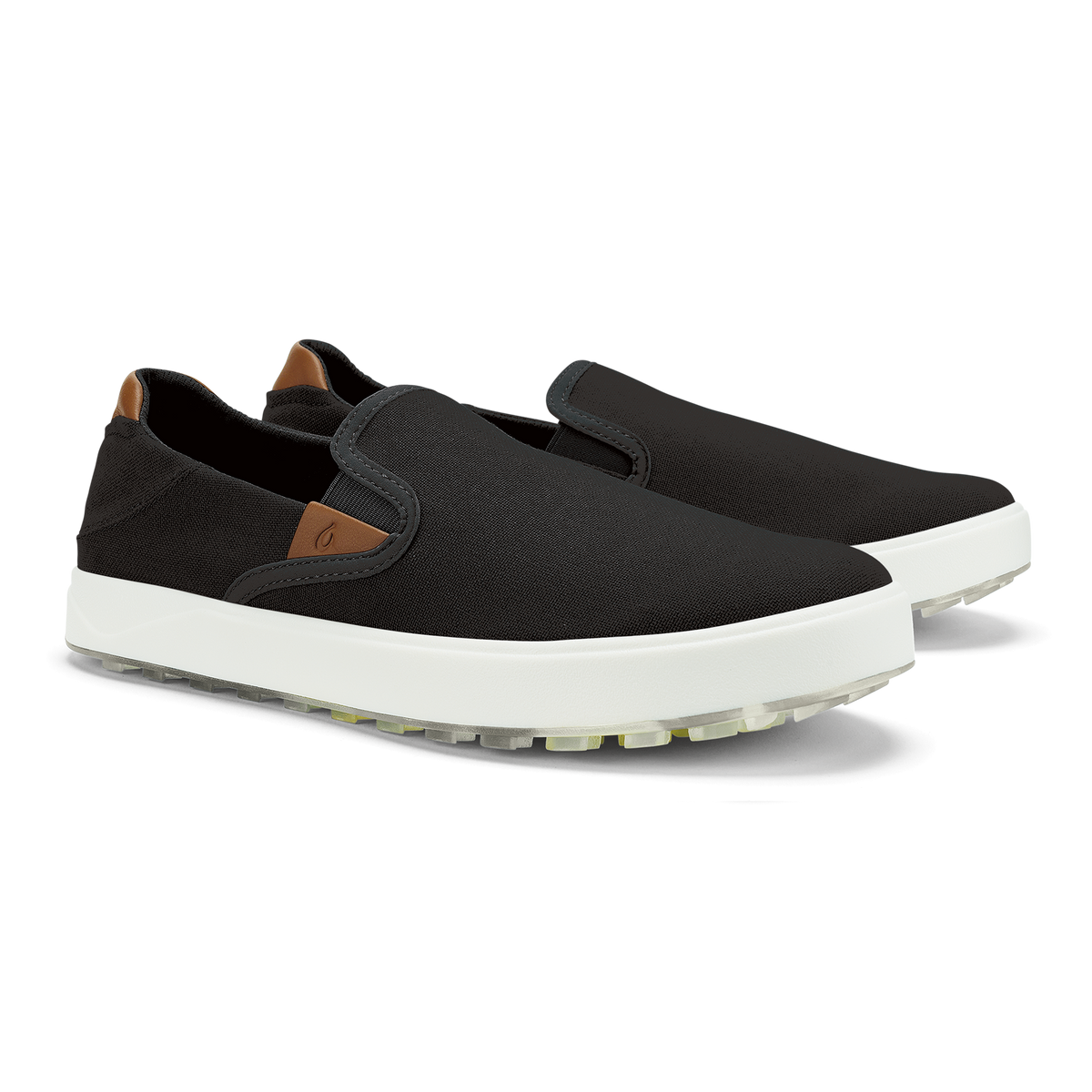 OluKai Customer Favorite | Wai‘alae Slip On Men’s Golf Shoes - Lava Rock