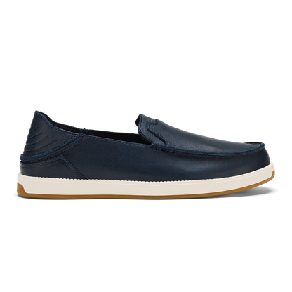 OluKai Essential | Kākaha Nia Men‘s Suede Slip-On Shoes - Mood Indigo