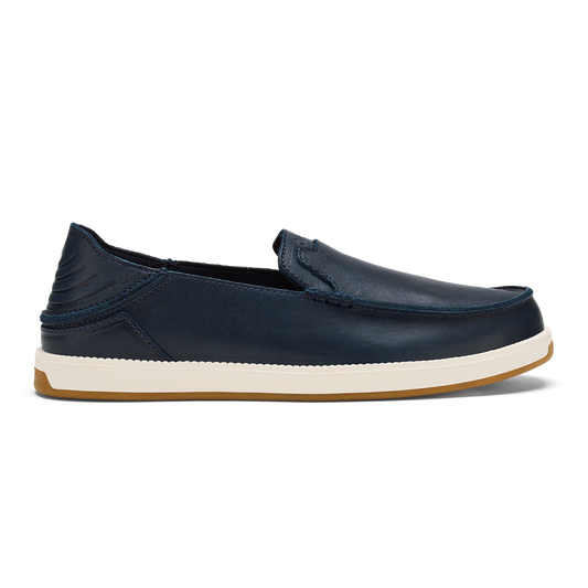OluKai Essential | Kākaha Nia Men‘s Suede Slip-On Shoes - Mood Indigo