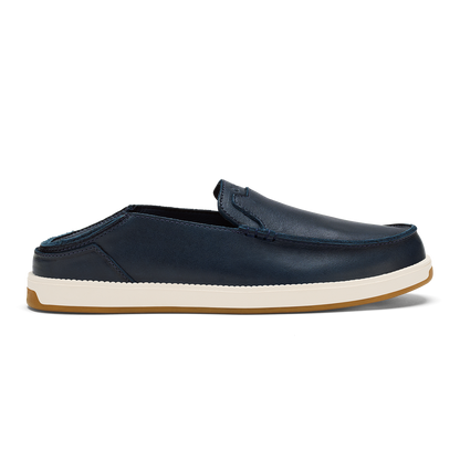 OluKai Essential | Kākaha Nia Men‘s Suede Slip-On Shoes - Mood Indigo