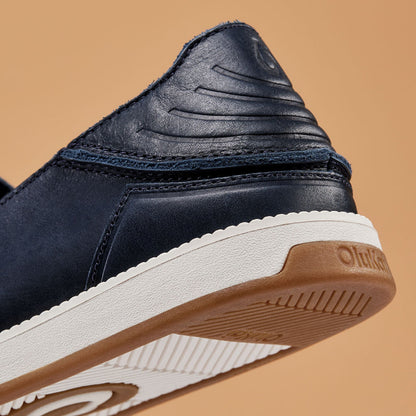 OluKai Essential | Kākaha Nia Men‘s Suede Slip-On Shoes - Mood Indigo