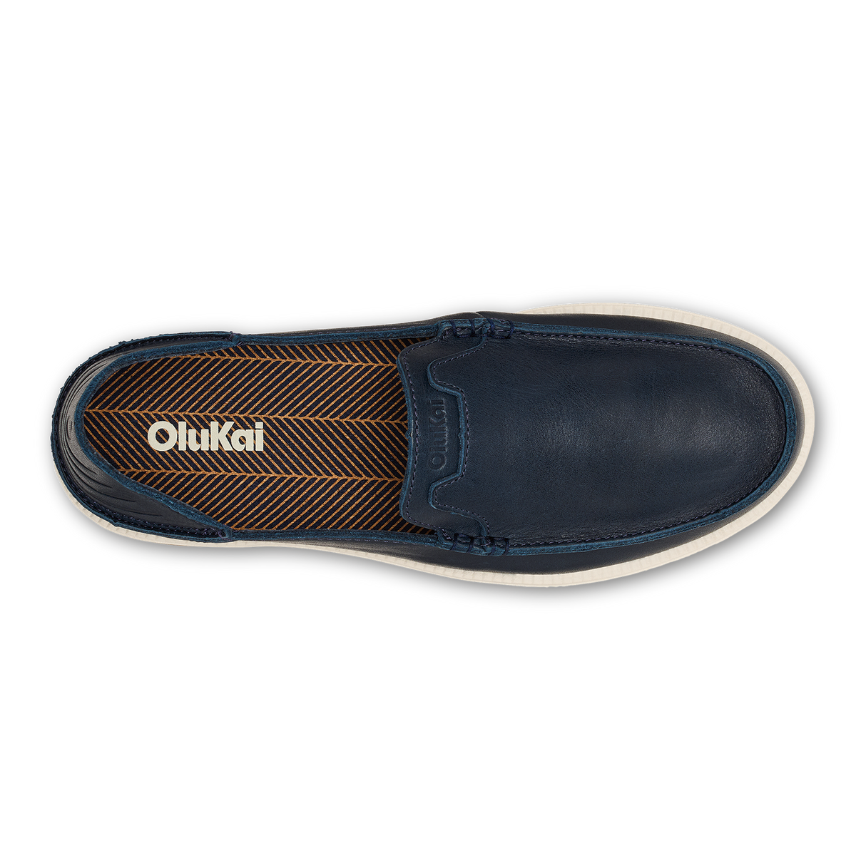 OluKai Essential | Kākaha Nia Men‘s Suede Slip-On Shoes - Mood Indigo