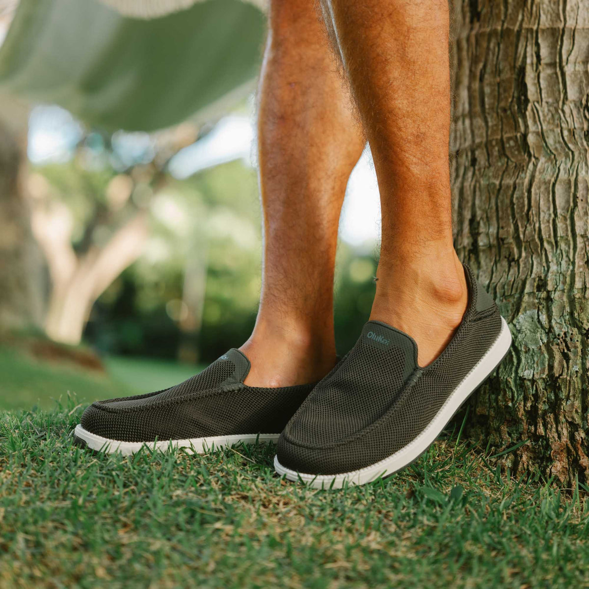 OluKai Special Offer | Kākaha Mesh Men‘s Slip-On Shoes - Nori