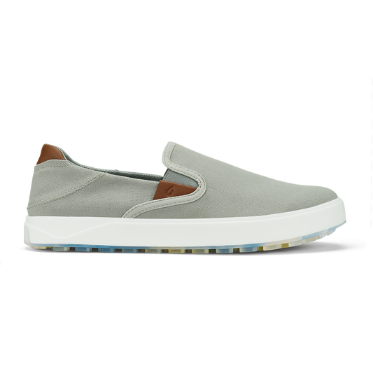 OluKai Smart Buy | Wai‘alae Slip On Men’s Golf Shoes - Ash