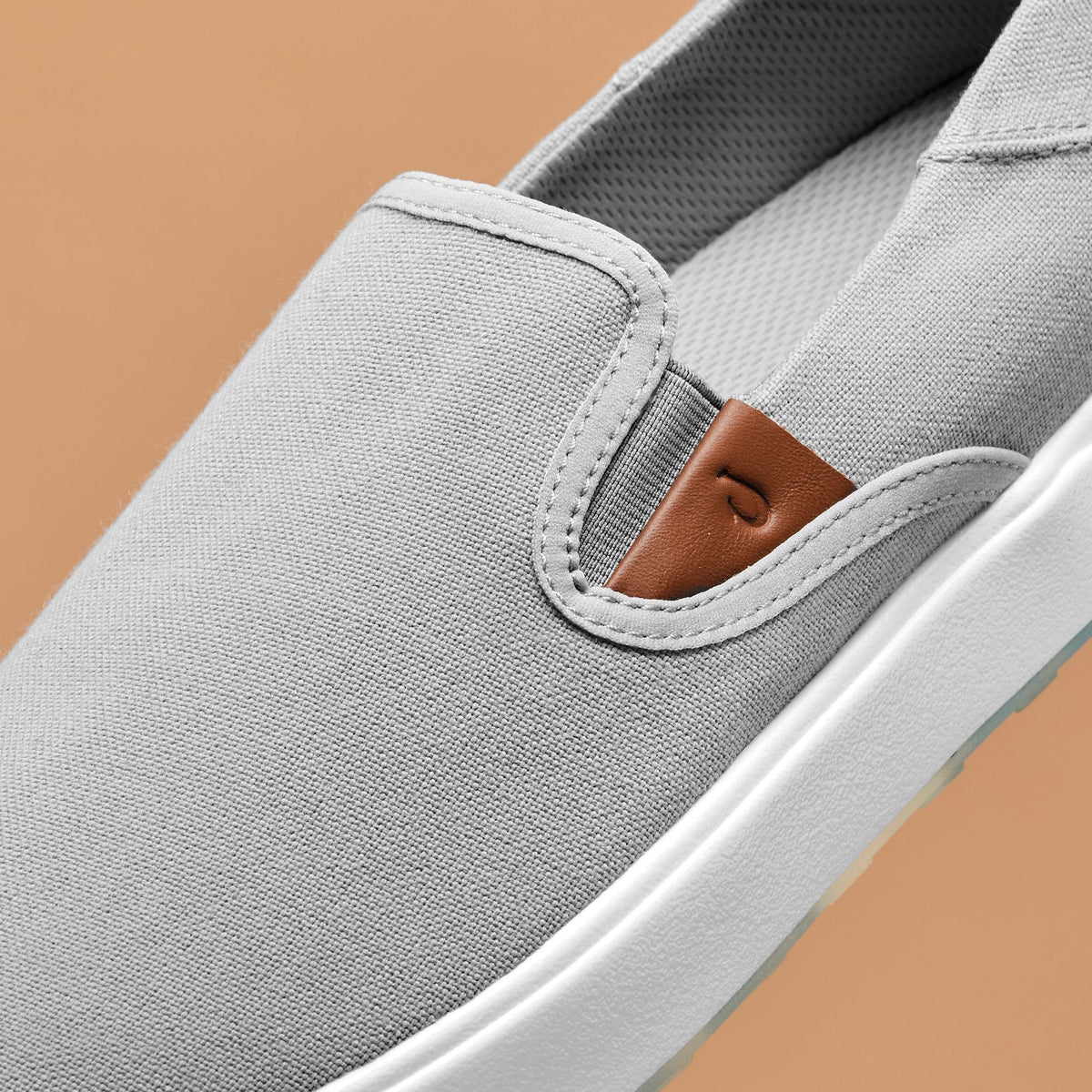 OluKai Smart Buy | Wai‘alae Slip On Men’s Golf Shoes - Ash