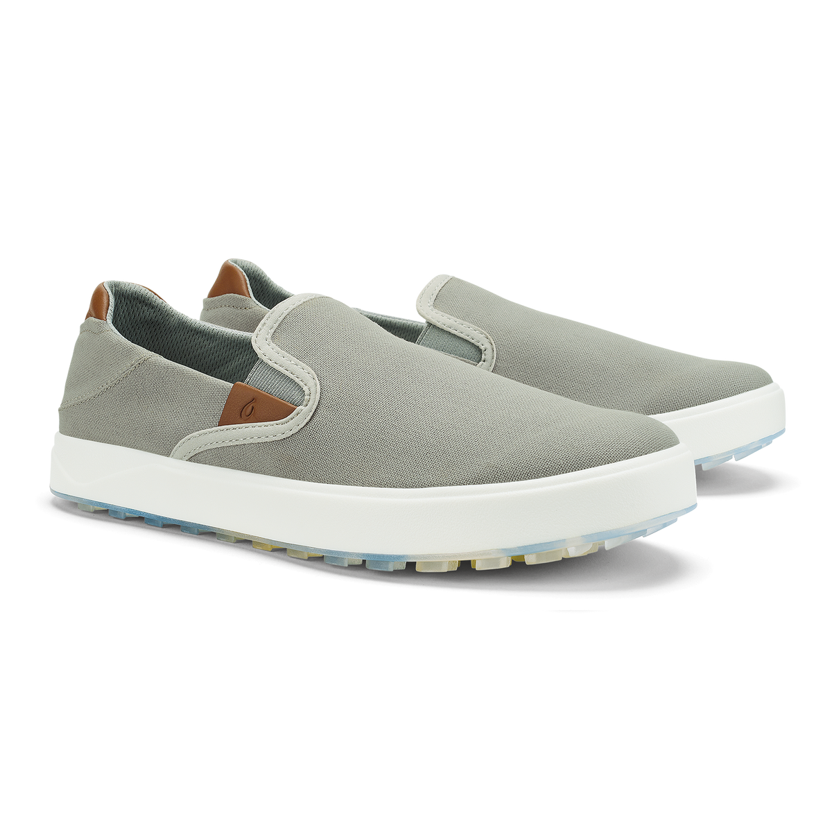 OluKai Smart Buy | Wai‘alae Slip On Men’s Golf Shoes - Ash
