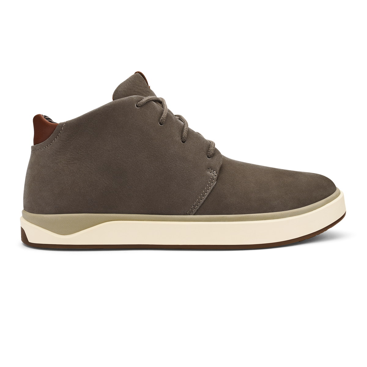 OluKai Trending | Papakū 'Ili Men’s Waterproof Leather Boots- Mustang