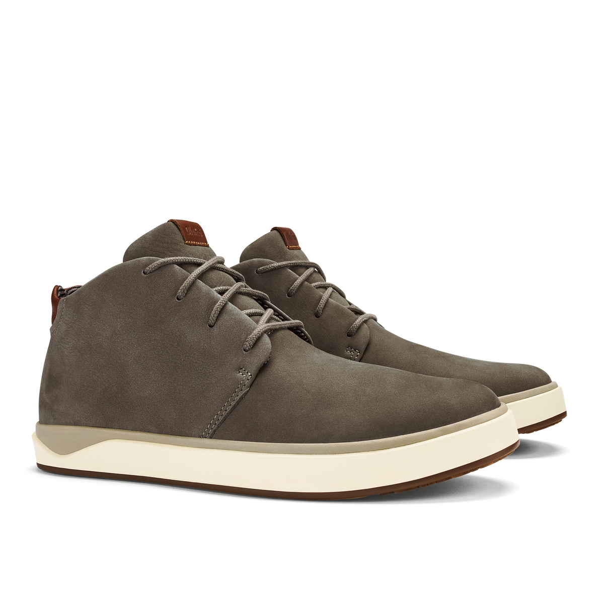 OluKai Trending | Papakū 'Ili Men’s Waterproof Leather Boots- Mustang