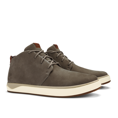 OluKai Trending | Papakū 'Ili Men’s Waterproof Leather Boots- Mustang