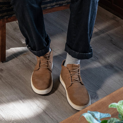 OluKai Hot Sale | Papakū 'Ili Men’s Waterproof Leather Boots- Tan
