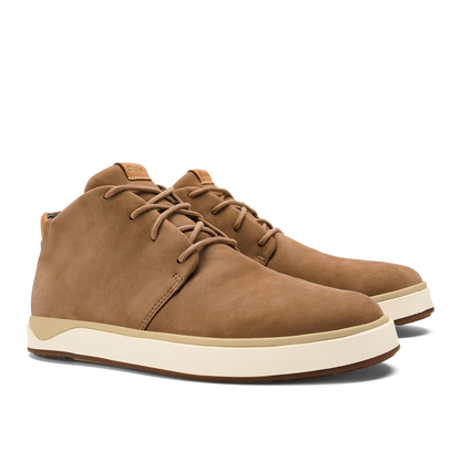 OluKai Hot Sale | Papakū 'Ili Men’s Waterproof Leather Boots- Tan