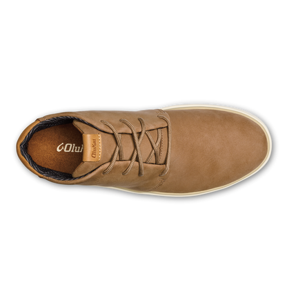 OluKai Hot Sale | Papakū 'Ili Men’s Waterproof Leather Boots- Tan