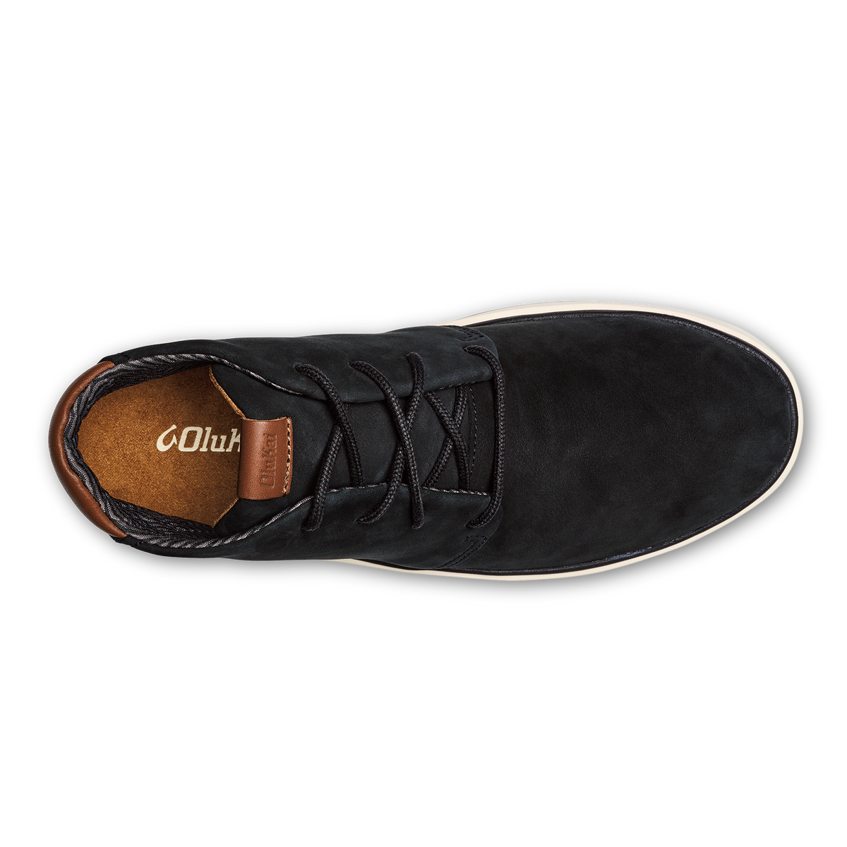 OluKai Customer Favorite | Papakū 'Ili Men’s Waterproof Leather Boots- Black