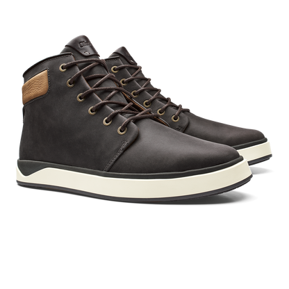OluKai Deals | Kekaha Men’s Chukka Boots - Pavement / Off White