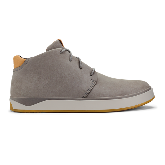 OluKai Great Value | Papakū 'Ili Men’s Waterproof Leather Boots- Graphite