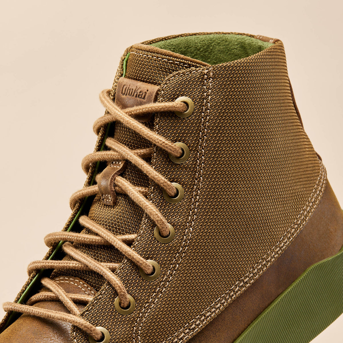 OluKai Latest | Mōlina Men’s Waterproof Leather Boots - Mustang Hanu