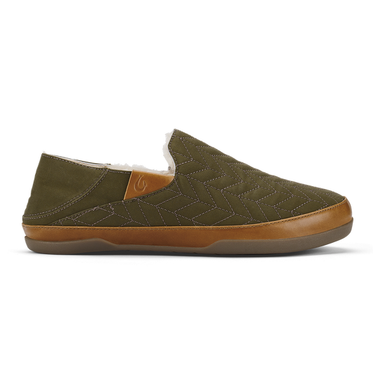 OluKai Hot Sale | Hanohano Men’s Waxed Canvas Slippers - Husk