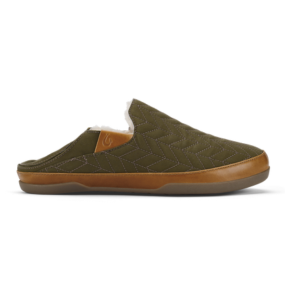 OluKai Hot Sale | Hanohano Men’s Waxed Canvas Slippers - Husk
