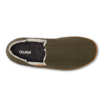 OluKai Hot Sale | Hanohano Men’s Waxed Canvas Slippers - Husk