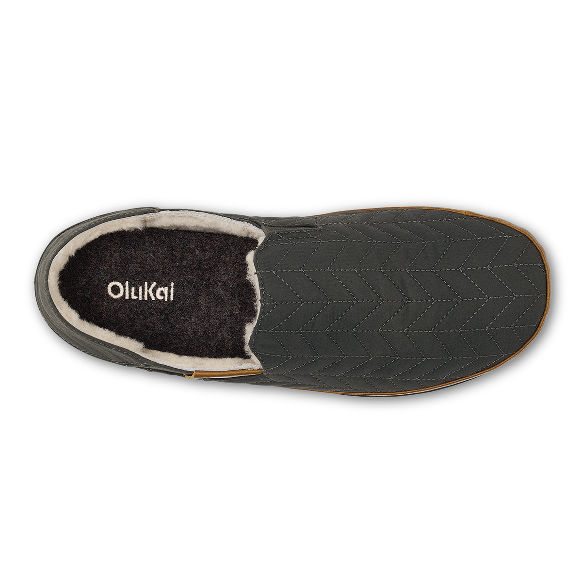 OluKai Customer Favorite | Hanohano Men’s Waxed Canvas Slippers - Dark Shadow