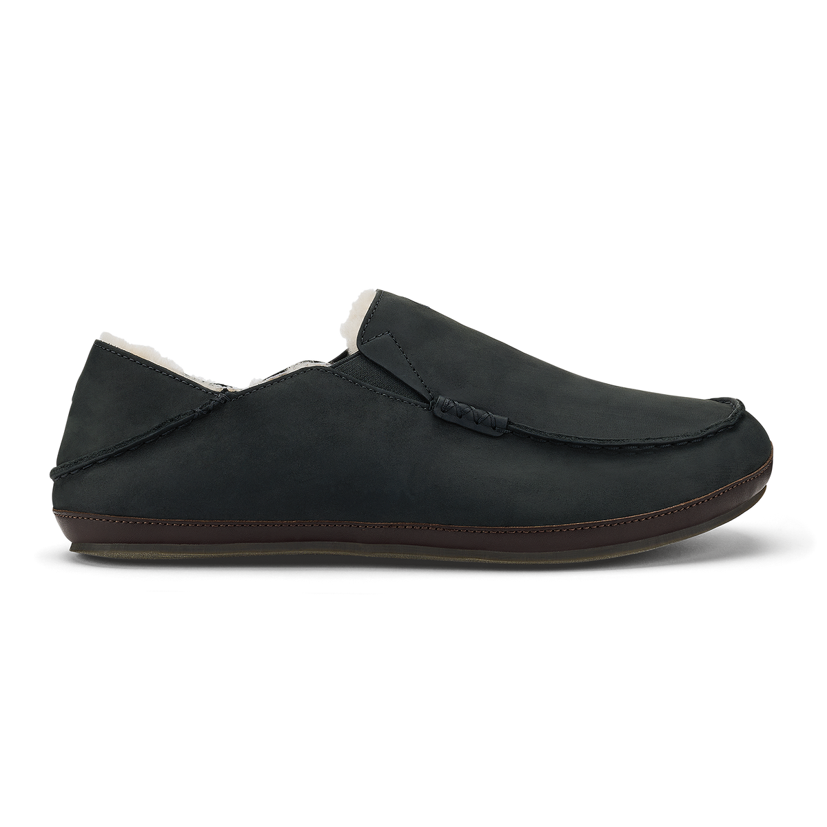OluKai Smart Buy | Moloā Slipper - Black / Dk Java