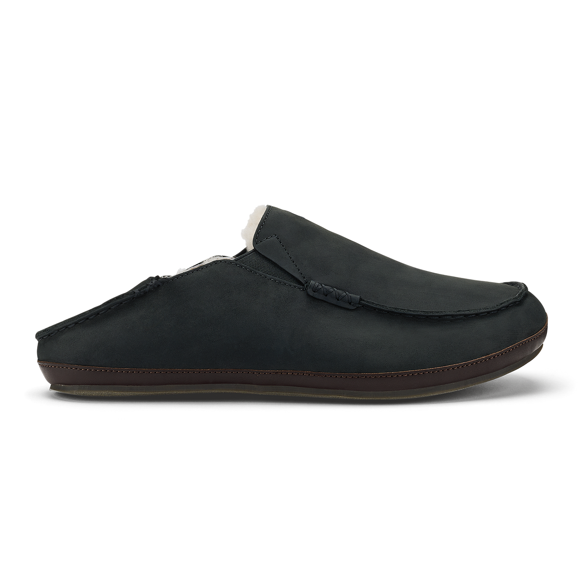 OluKai Smart Buy | Moloā Slipper - Black / Dk Java