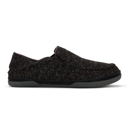 OluKai Exclusive | Moloā Hulu Men’s Wool Slippers - Black