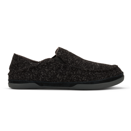 OluKai Exclusive | Moloā Hulu Men’s Wool Slippers - Black