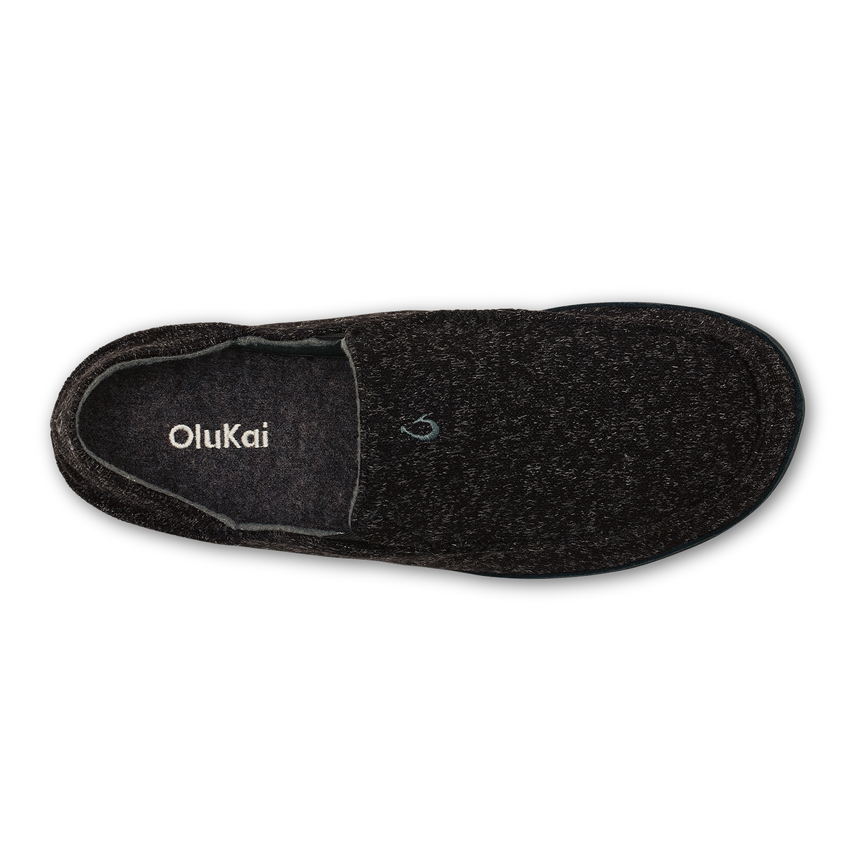 OluKai Exclusive | Moloā Hulu Men’s Wool Slippers - Black