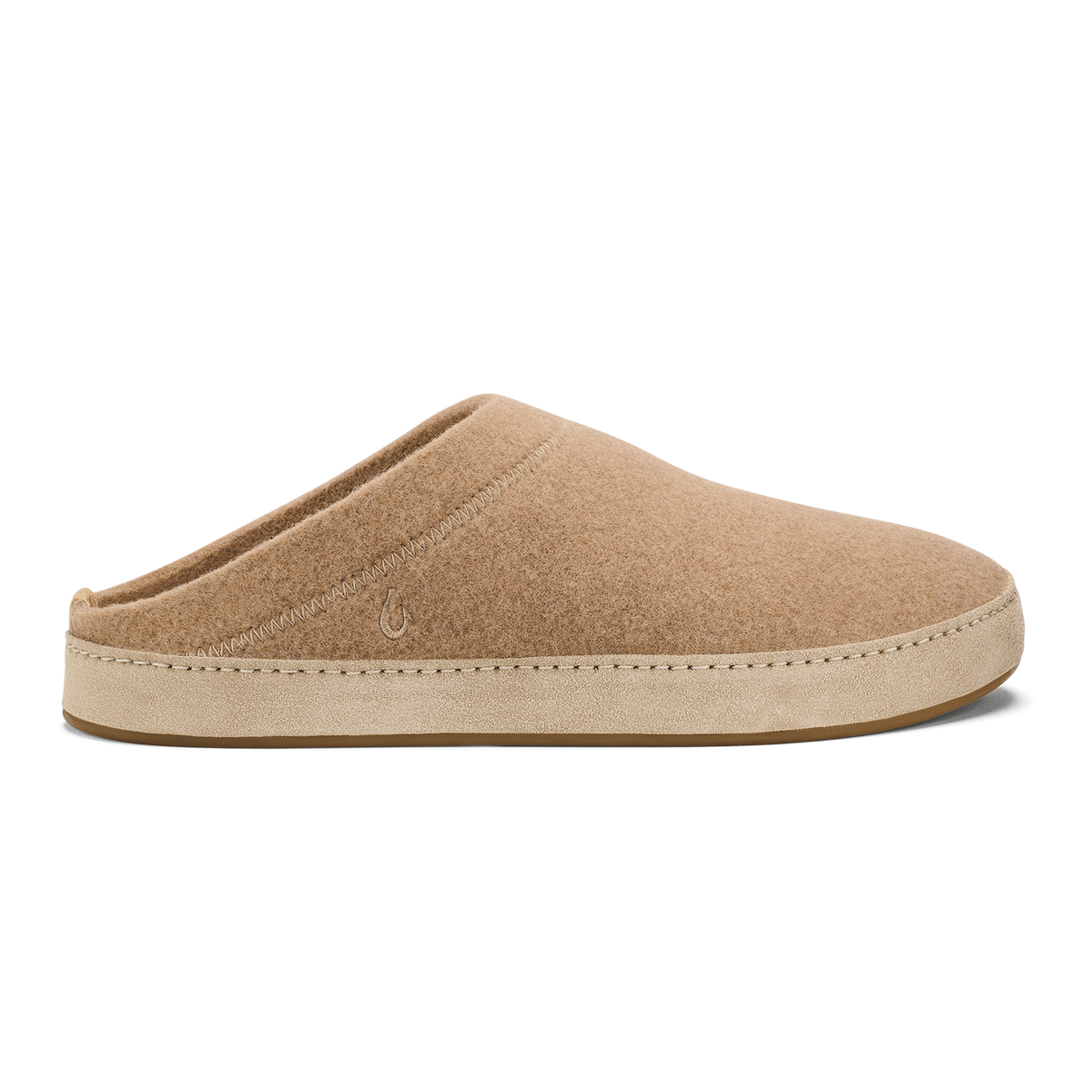OluKai Everyday | Hāmani Hulu Men’s Wool Mule Slippers - Oatmeal