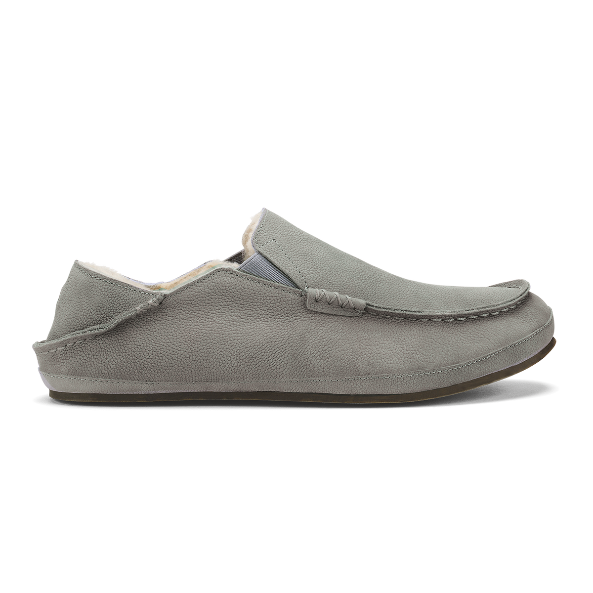 OluKai Hot Sale | Moloā Men's Leather Slippers - Kona Coffee