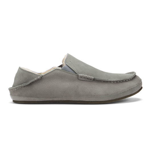 OluKai Hot Sale | Moloā Men's Leather Slippers - Kona Coffee