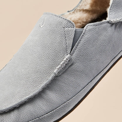 OluKai Hot Sale | Moloā Men's Leather Slippers - Kona Coffee