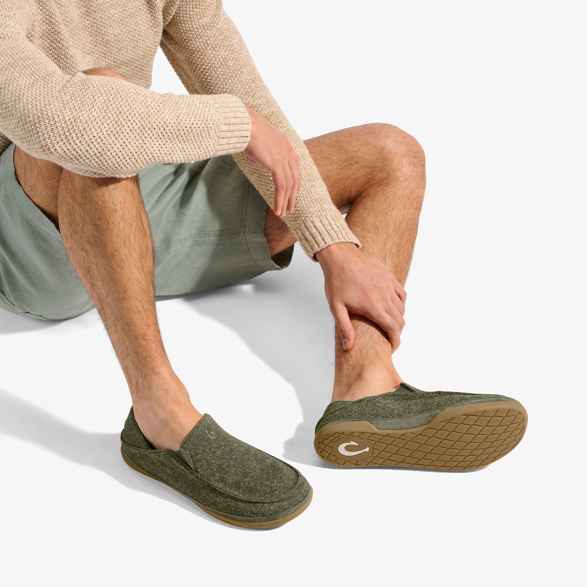 OluKai Best Price | Moloa Hulu - Dusty Olive / Dusty Olive