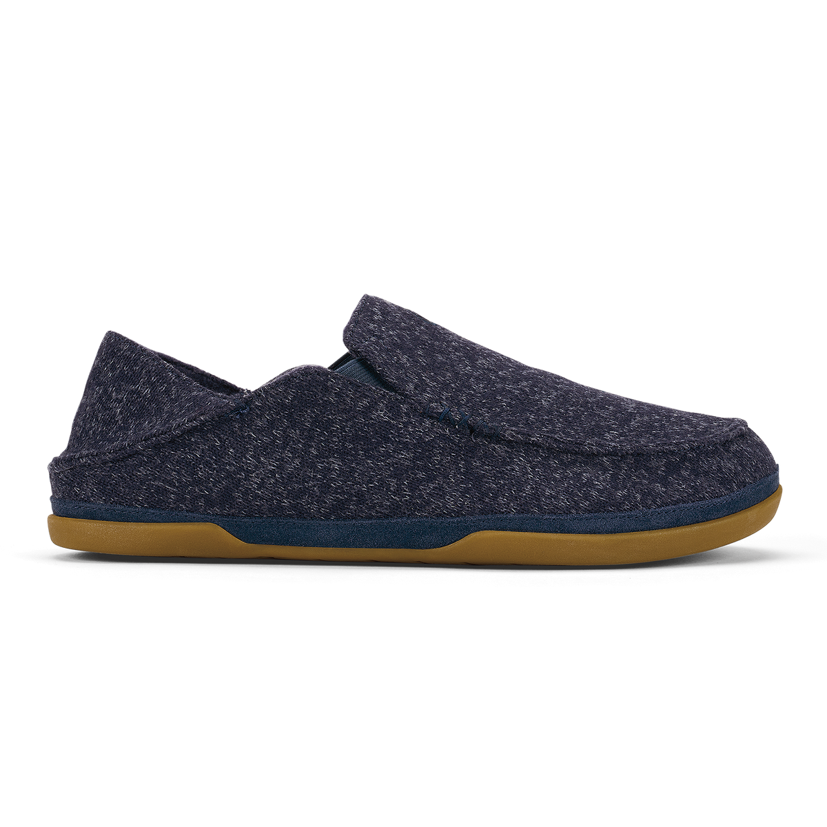 OluKai Recommended | Moloā Hulu Men’s Wool Slippers - Trench Blue