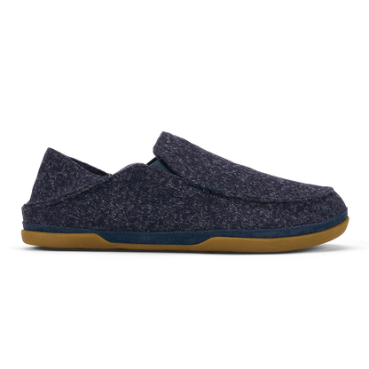 OluKai Recommended | Moloā Hulu Men’s Wool Slippers - Trench Blue