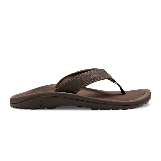 OluKai Deals | ‘Ohana Men's Beach Sandals - Dark Java / Ray