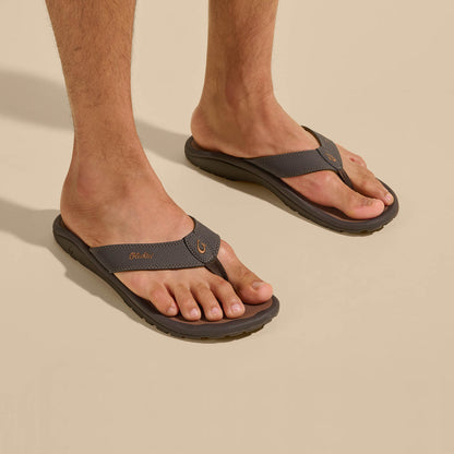 OluKai Deals | ‘Ohana Men's Beach Sandals - Dark Java / Ray