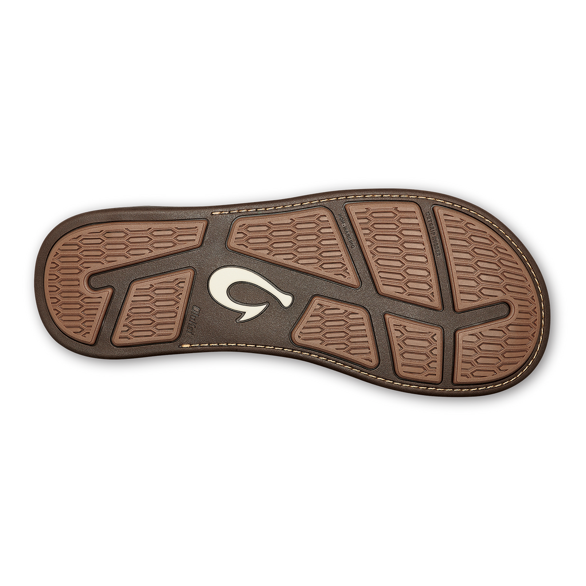 OluKai Recommended | Tuahine Men's Waterproof Leather Beach Sandals - Toffee
