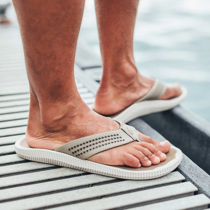 OluKai New | Ulele Men's Water-Ready Beach Sandals - Clay / Mustang