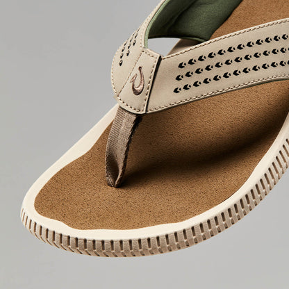 OluKai New | Ulele Men's Water-Ready Beach Sandals - Clay / Mustang