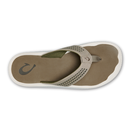 OluKai New | Ulele Men's Water-Ready Beach Sandals - Clay / Mustang