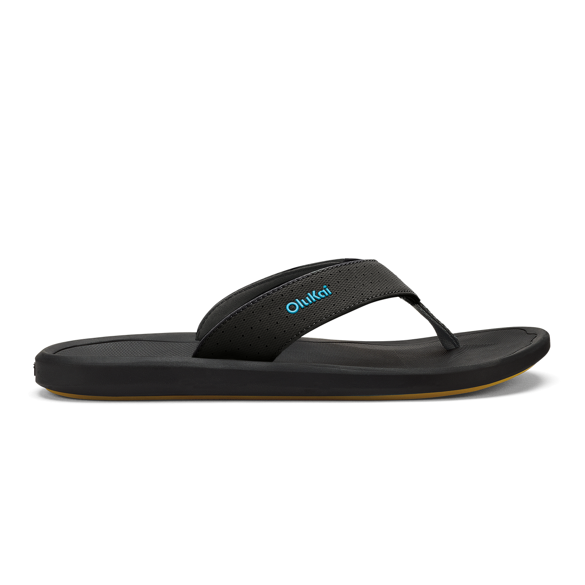 OluKai New | Ki‘i Men’s Water Ready Beach Sandals - Lava Rock / Bold Blue